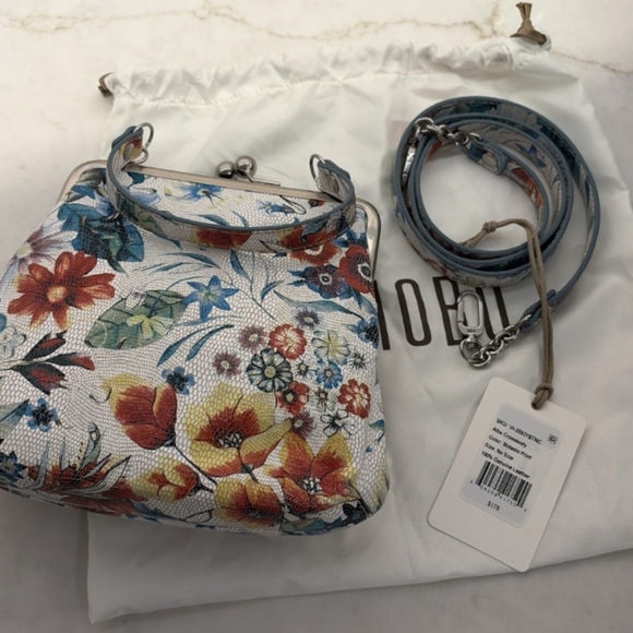 HOBO Handbags - HOBO Floral Bag with Silver Accents. PRICED TO SELL